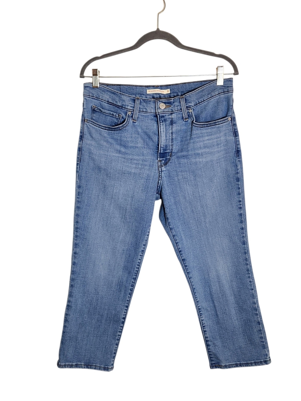 Levi's Light Wash 311 Shaping Skinny Capri Jeans Size 31